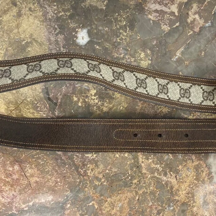 OLD GUCCI GG PATTERNED LOGO BUCKLE BELT MADE IN ITALY/オールドグッチGG柄ロゴバックルベルト | Vintage.City 古着屋、古着コーデ情報を発信