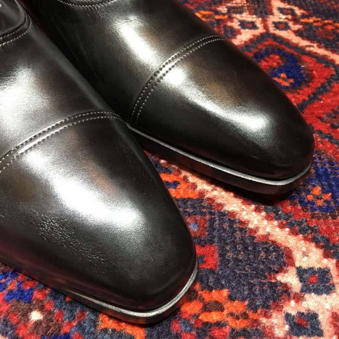 SANTONI 7653 LEATHER STRAIGHT SHOES MADE IN ITALY/サントーニレザーストレートチップシューズ | Vintage.City 古着屋、古着コーデ情報を発信