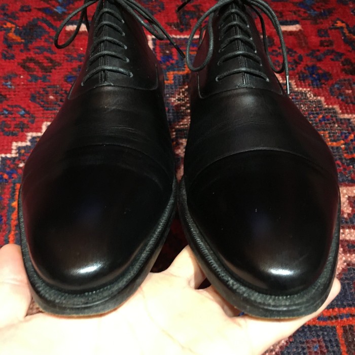 SILVANO SASSETTI LEATHER STRAIGHT TIP SHOES MADE IN ITALY/シルヴァ ...