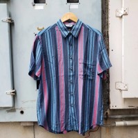 Euro Vintage S/S Stripe Silk Shirt | Vintage.City Vintage Shops, Vintage Fashion Trends