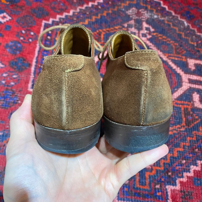 Crockett&Jones×PAUL SMITH DARTMOUSE SUEDE LEATHER PLAIN TOE SHOES MADE IN ENGLAND/クロケット&ジョーンズスウェードレザープレーントゥシューズ | Vintage.City 빈티지숍, 빈티지 코디 정보