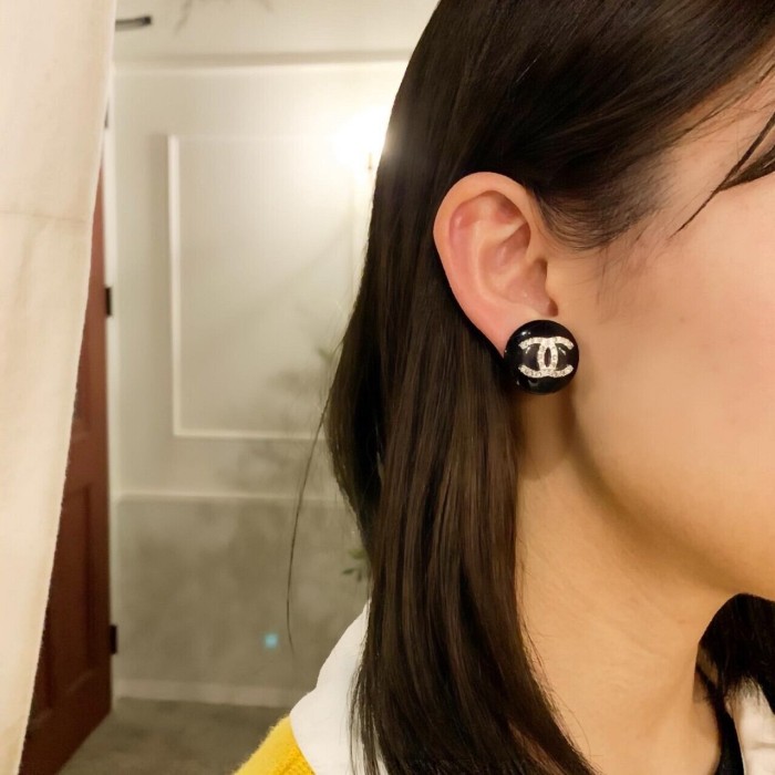 CHANEL 96P COCO MARC EAR CLIPS MADE IN FRANCE/シャネルココマーク ...