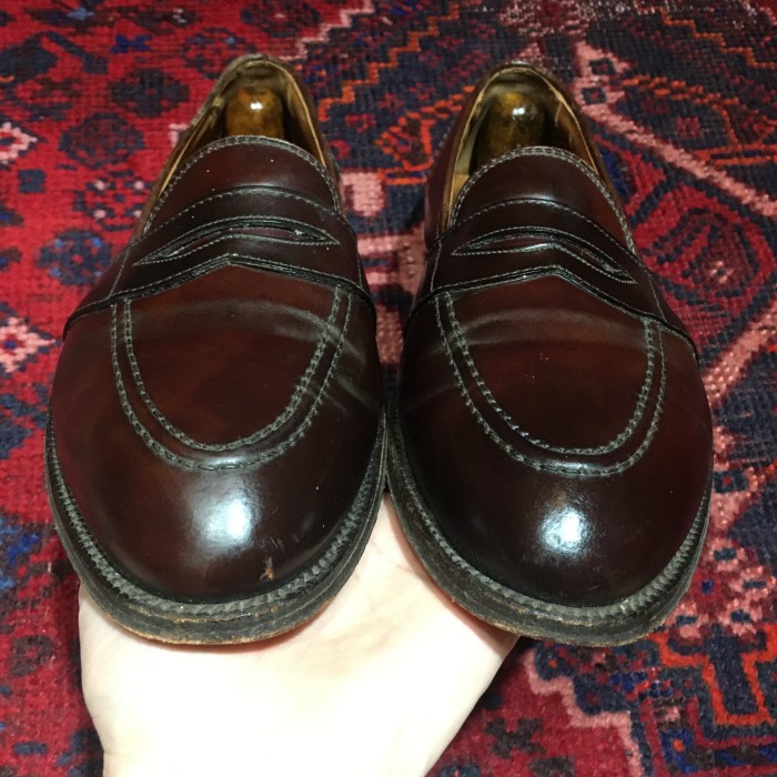 ALDEN×BROOKS BROTHERS CORDOVAN LEATHER COIN LOAFER MADE IN USA/オールデン×ブルックスブラザーズコードヴァンレザーコインローファー | Vintage.City 古着屋、古着コーデ情報を発信
