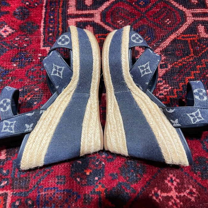 LOUIS VUITTON LOGO STRAP SANDALS CL0113 MADE IN ITALY/ルイヴィトンロゴストラップサンダル | Vintage.City 빈티지숍, 빈티지 코디 정보