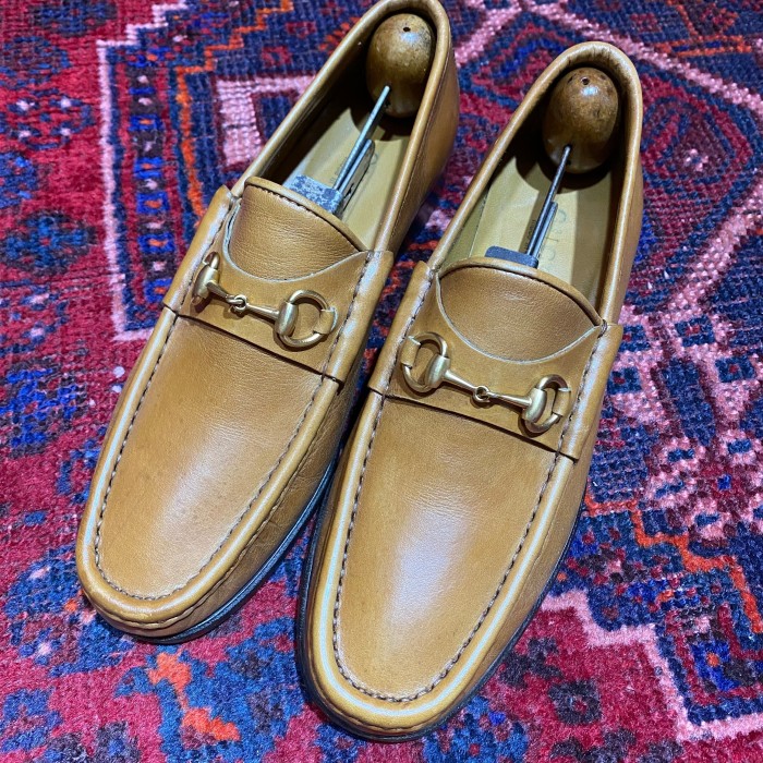 GUCCI LEATHER HORSE BIT LOAFER MADE IN ITALY/グッチレザーホース