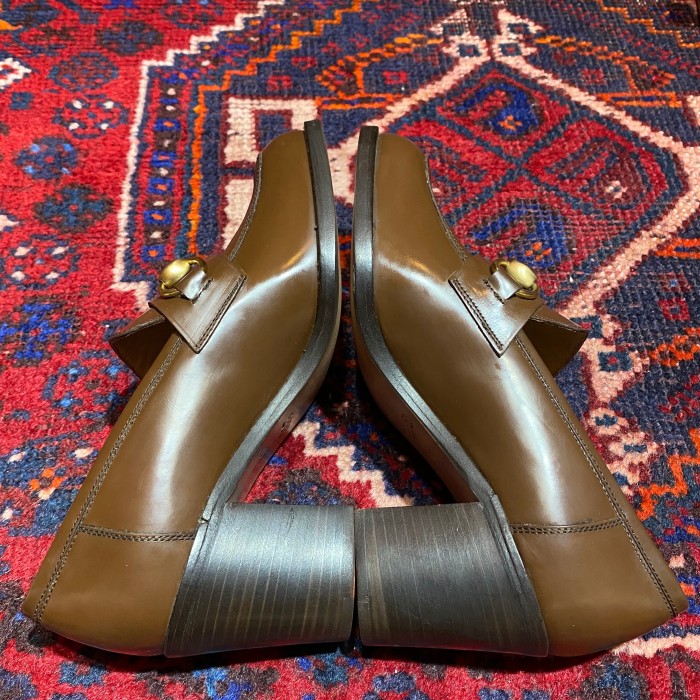 GUCCI LEATHER HORSE BIT HEEL PUMPS MADE IN ITALY/グッチレザーホースビットヒールパンプス | Vintage.City 古着屋、古着コーデ情報を発信