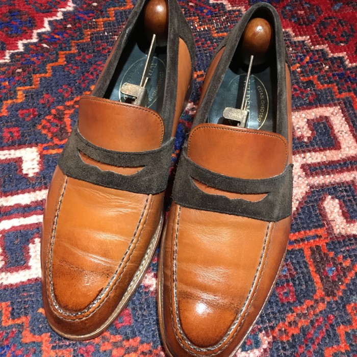 WILD SMITH LEATHER COIN LOAFER MADE IN ENGLAND/ワイルドスミスレザーコインローファー | Vintage.City 빈티지숍, 빈티지 코디 정보