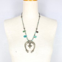 INDIAN JEWELRY NAJA NAVAJO STEARLING NECKLACE/インディアンジュエリーナジャナバホシルバーネックレス | Vintage.City 古着屋、古着コーデ情報を発信