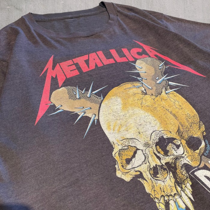 80s-90s METALLICA , Damage inc. t-shirt (pushead) | Vintage.City 古着屋、古着コーデ情報を発信