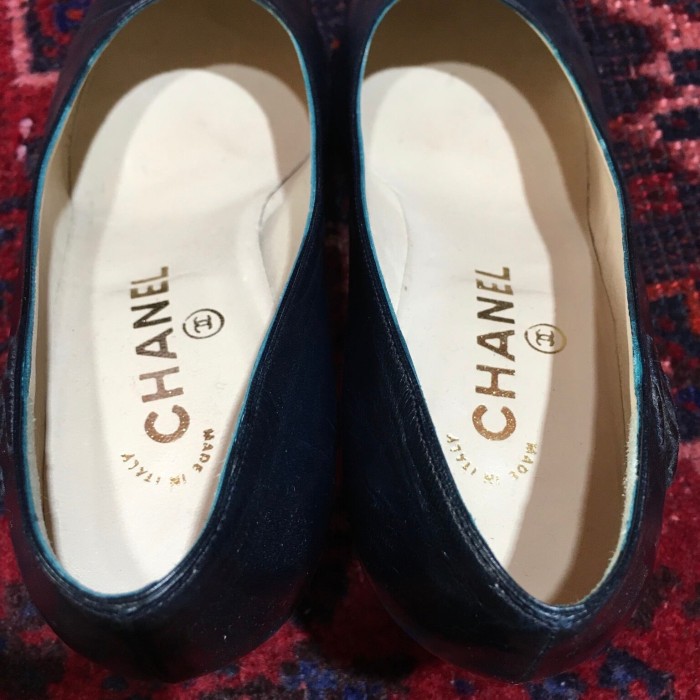 CHANEL COCO MARC LEATHER HEEL PUMPS MADE IN ITALY/シャネルココマークレザーヒールパンプス | Vintage.City 古着屋、古着コーデ情報を発信
