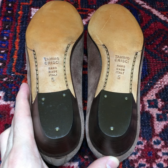 TANINO CRISCI LOGO LEATHER PUMPS MADE IN ITALY/タニノクリスチーロゴレザーパンプス | Vintage.City 古着屋、古着コーデ情報を発信