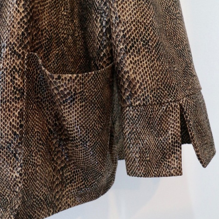 【python pattern design jacket】 | Vintage.City 古着屋、古着コーデ情報を発信