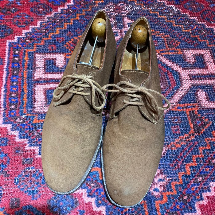 Crockett&Jones×PAUL SMITH DARTMOUSE SUEDE LEATHER PLAIN TOE SHOES MADE IN ENGLAND/クロケット&ジョーンズスウェードレザープレーントゥシューズ | Vintage.City Vintage Shops, Vintage Fashion Trends