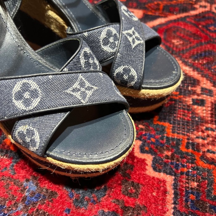 LOUIS VUITTON LOGO STRAP SANDALS CL0113 MADE IN ITALY/ルイヴィトン