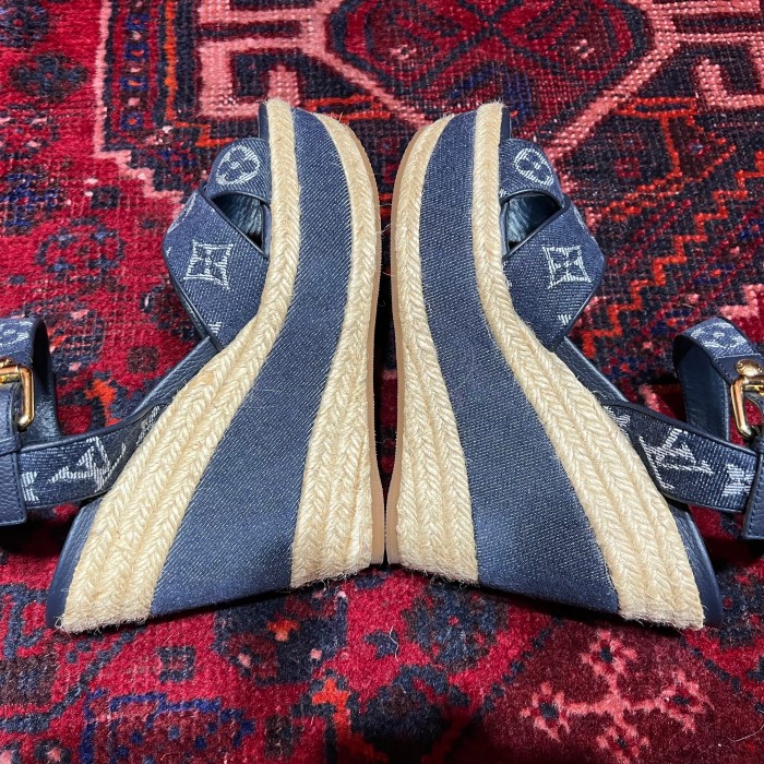 LOUIS VUITTON LOGO STRAP SANDALS CL0113 MADE IN ITALY/ルイヴィトンロゴストラップサンダル | Vintage.City 빈티지숍, 빈티지 코디 정보