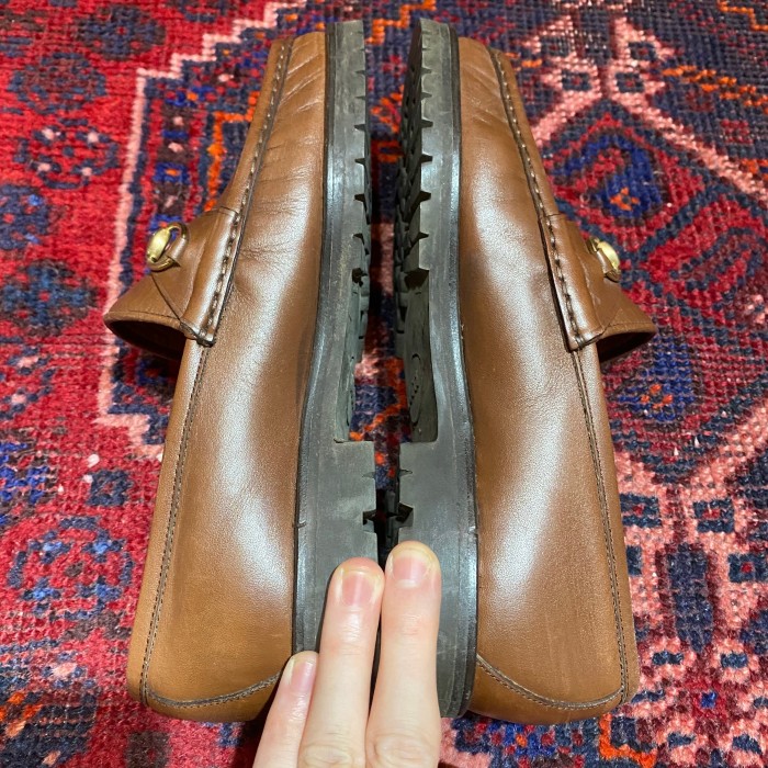 GUCCI LEATHER HORSE BIT LOAFER MADE IN ITALY/グッチレザーホースビットローファー | Vintage.City 빈티지숍, 빈티지 코디 정보