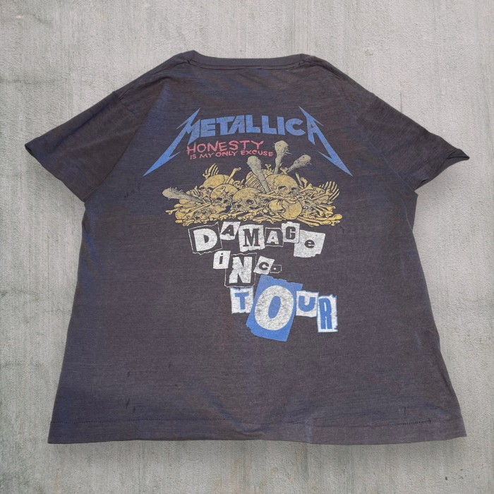 当時の公式品ですMetallica Damage Inc. Tour 90s tシャツ 激レア