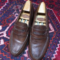 JM WESTON 180SIGNATURE LIZARD LEATHER COIN LOAFER/ジェイエムウェストン180シグネーチャーリザードレザーコインローファー | Vintage.City 古着屋、古着コーデ情報を発信