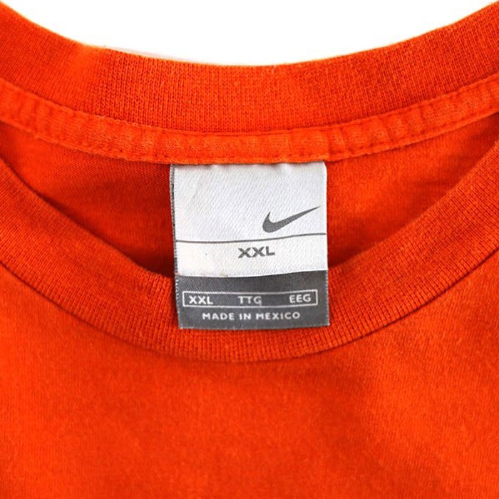 00s Nike Blaze Orange Swoosh One point Over T-Shirt Size 2X | Vintage.City 古着屋、古着コーデ情報を発信