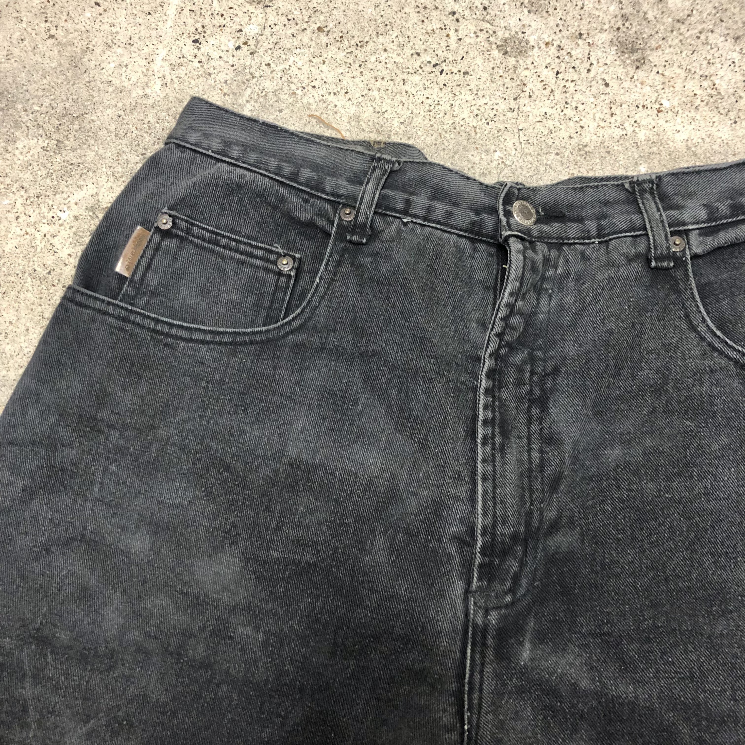 90～00s Timberland/Black denim shorts/W36/ブラックデニムショーツ