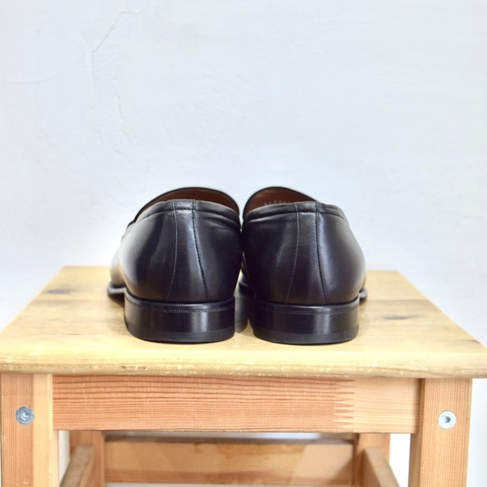 " a.testoni " black leather loafer | Vintage.City Vintage Shops, Vintage Fashion Trends