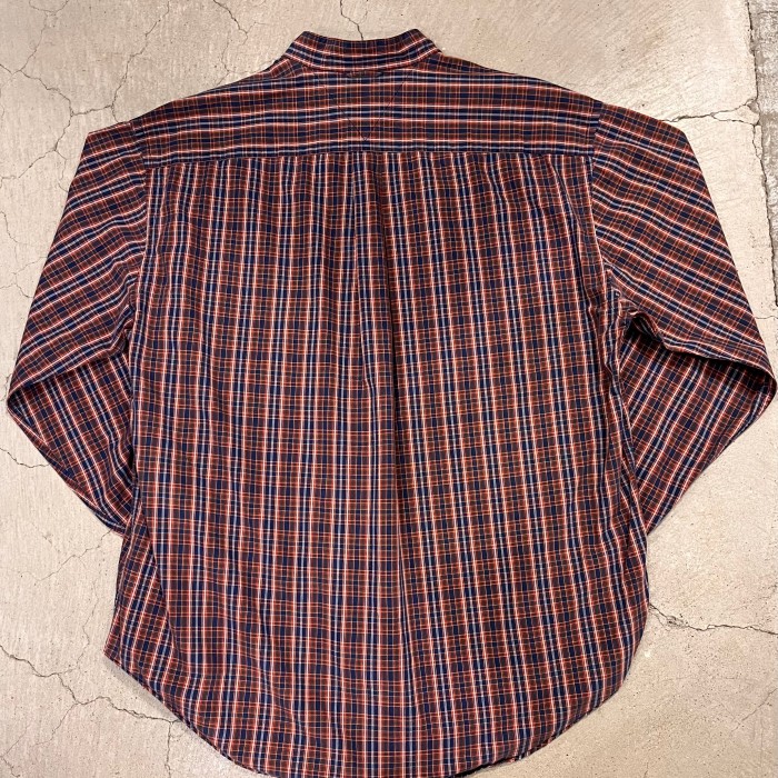"TOMMY HILFIGER" L/Sバンドカラーシャツ | Vintage.City 古着屋、古着コーデ情報を発信
