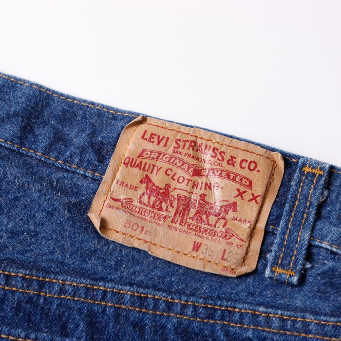 【濃紺】90s Vintage Levi's 501 実寸W34 USA製 美品 | Vintage.City 古着屋、古着コーデ情報を発信