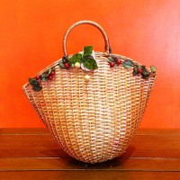 70s Capaf Italy Vintage fruit basket bag | Vintage.City ヴィンテージ 古着