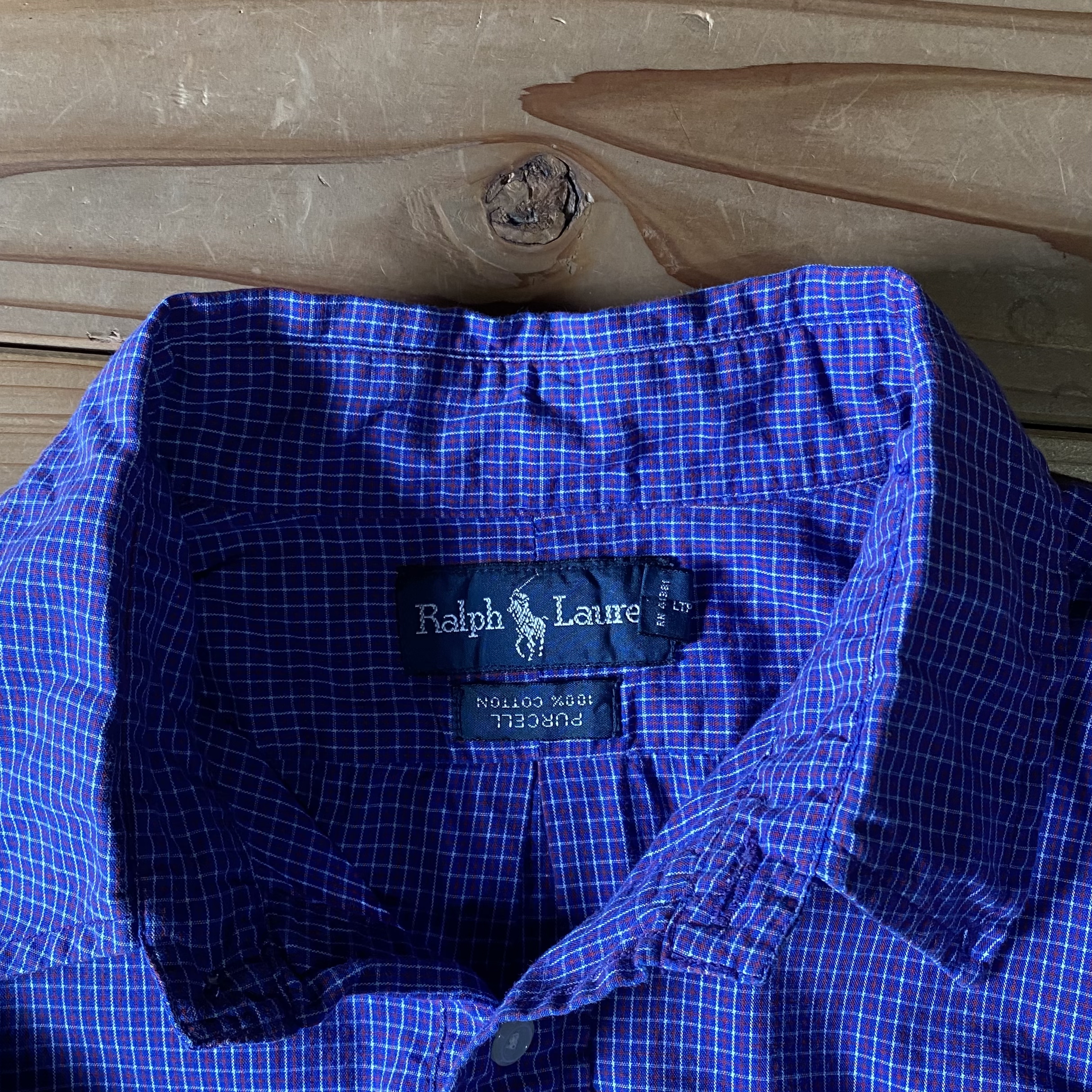 ralph lauren PURCELL pullover check shirts | Vintage.City