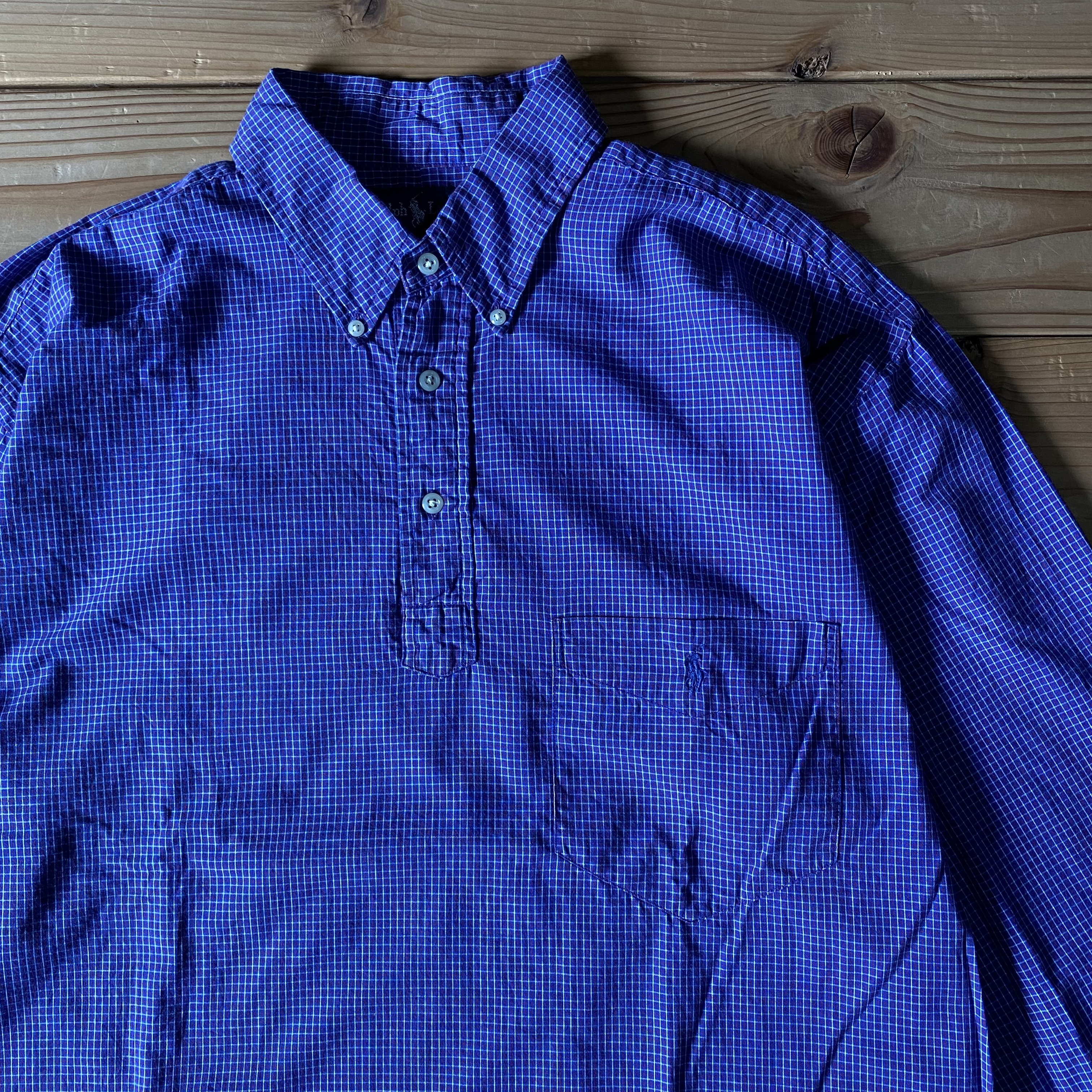ralph lauren PURCELL pullover check shirts | Vintage.City