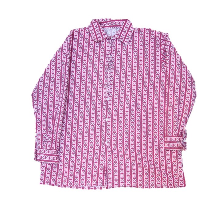 1970's～ Unknown Brand L/S Cotton Euro Shirts / Pattern | Vintage.City 빈티지숍, 빈티지 코디 정보