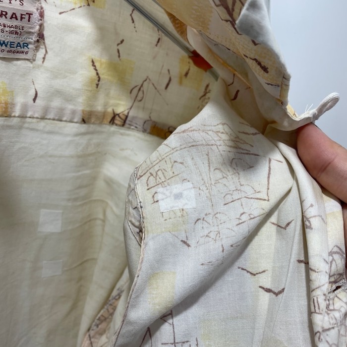 50s " towncraft " cotton printed hawaiian shirts | Vintage.City 古着屋、古着コーデ情報を発信