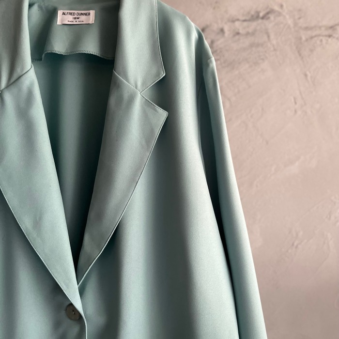 "Alfred Dunner" mint color easy tailored jacket | Vintage.City 빈티지숍, 빈티지 코디 정보
