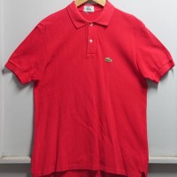 80-90’s IZOD LACOSTE 鹿の子 ポロシャツ レッド ロゴ | Vintage.City 빈티지숍, 빈티지 코디 정보