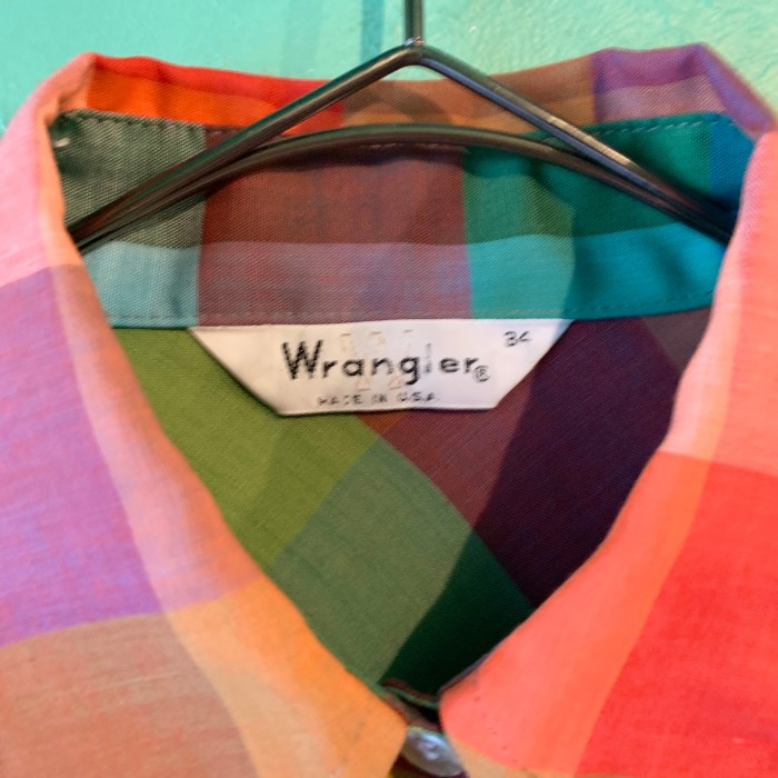 70s USA Wrangler チェックシャツ | Vintage.City 古着屋、古着コーデ情報を発信