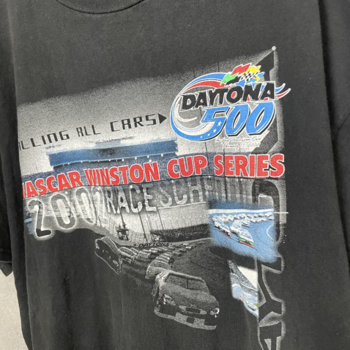 DAYTONA NASCAR モータースポーツ DAYTONA T-shirt 半袖Tシャツ サイズ XL ブラック | Vintage.City 古着屋、古着コーデ情報を発信