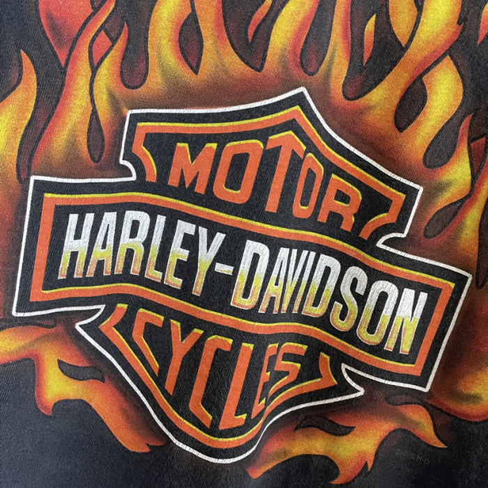 HARLEY-DAVIDSON  ハーレーダビッドソン 両面プリント 半袖Tシャツ T-shirt MEXICO製 サイズ L ブラック | Vintage.City 古着屋、古着コーデ情報を発信