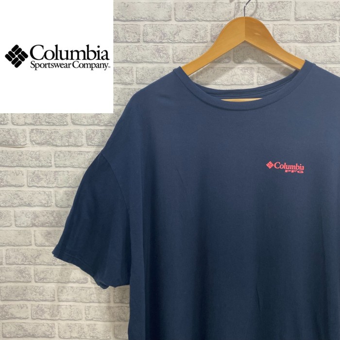 Columbia 古着 Tシャツ オーバーサイズ ネイビー 魚 アメリカ ロゴ | Vintage.City 빈티지숍, 빈티지 코디 정보