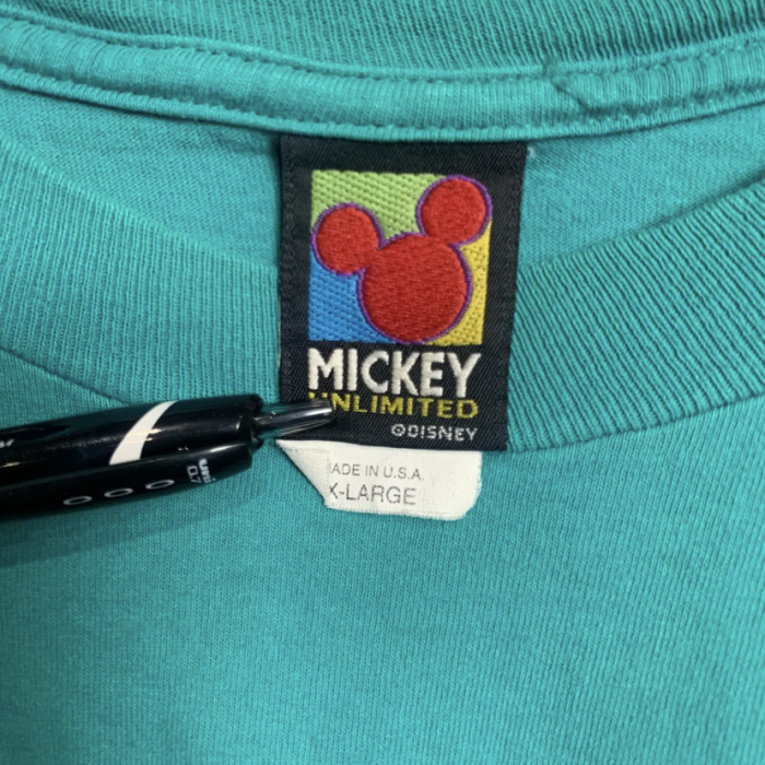 USA製 ディズニー 半袖Tシャツ 90s ミッキーマウス ミッキー Disney サイズ XL グリーン 刺繡 | Vintage.City 빈티지숍, 빈티지 코디 정보