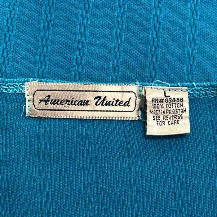 古着 AmericanUnited リブ 半袖 ニット | Vintage.City 古着屋、古着コーデ情報を発信