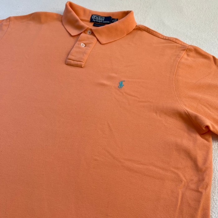 Ralph Lauren ラルフローレン ポニー刺繍 ポロシャツ XL オレンジ | Vintage.City 古着屋、古着コーデ情報を発信