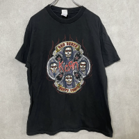 バンドT Korn 両面プリント T-shirt tour2006 メキシコ製 サイズ L ブラック | Vintage.City 빈티지숍, 빈티지 코디 정보