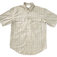 90sFaux Suede Check Short Sleeve Shirts/L | Vintage.City 빈티지숍, 빈티지 코디 정보