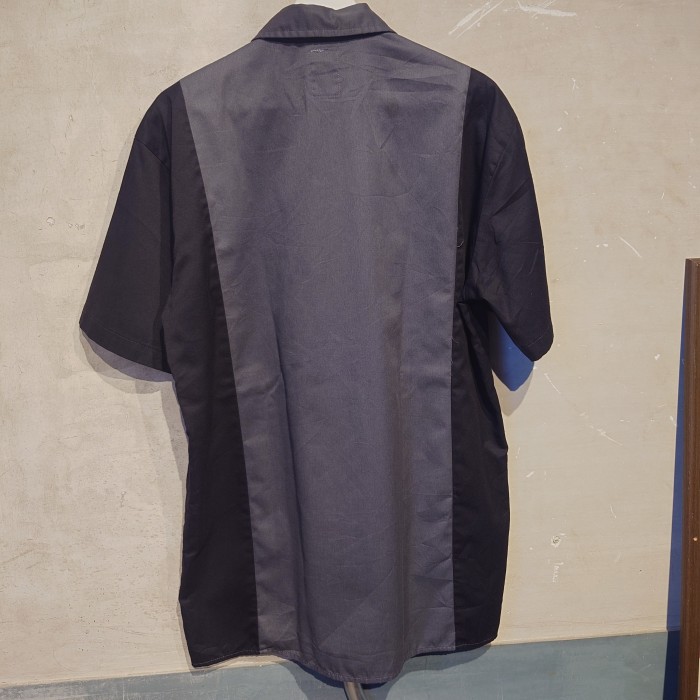 162 Dickies(ディッキーズ)半袖ワークシャツ　モーターシャツ　グレー　Mサイズ | Vintage.City 古着屋、古着コーデ情報を発信