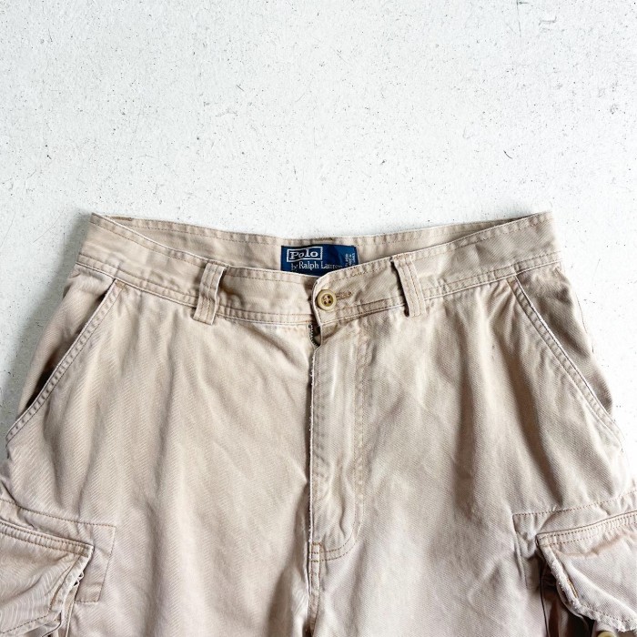 1990s Polo Ralph Lauren Cargo shorts Beige 【32】 | Vintage.City 빈티지숍, 빈티지 코디 정보