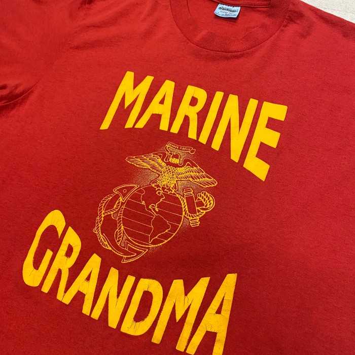 80sUSA USMC GRANDMA Print Tshirts/L | Vintage.City 빈티지숍, 빈티지 코디 정보