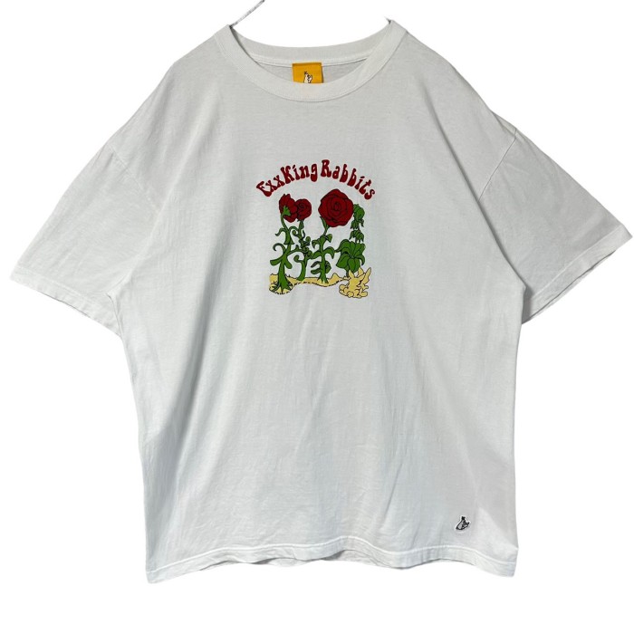 FR2 エフアールツー Tシャツ XL センターロゴ プリント 薔薇 SEX | Vintage.City 빈티지숍, 빈티지 코디 정보