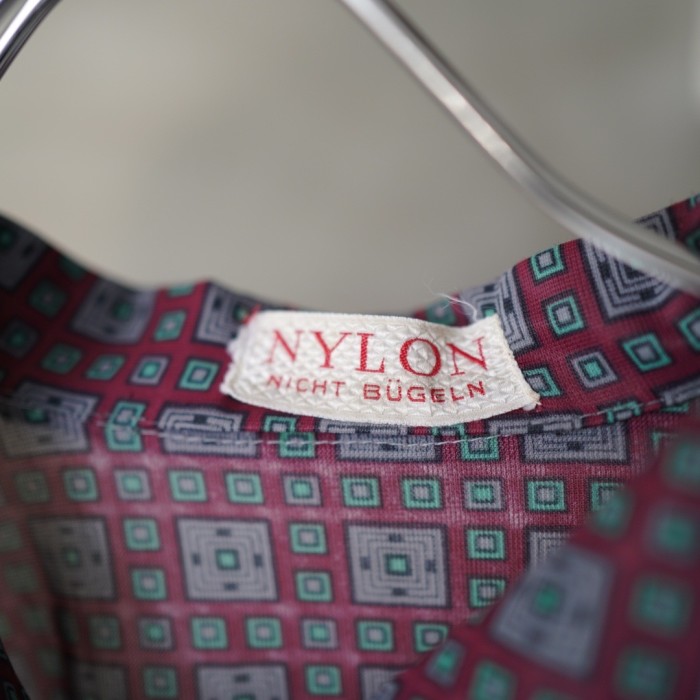 Nylon / Shark Collar Shirt / ナイロン シャークカラー シャツ | Vintage.City 古着屋、古着コーデ情報を発信