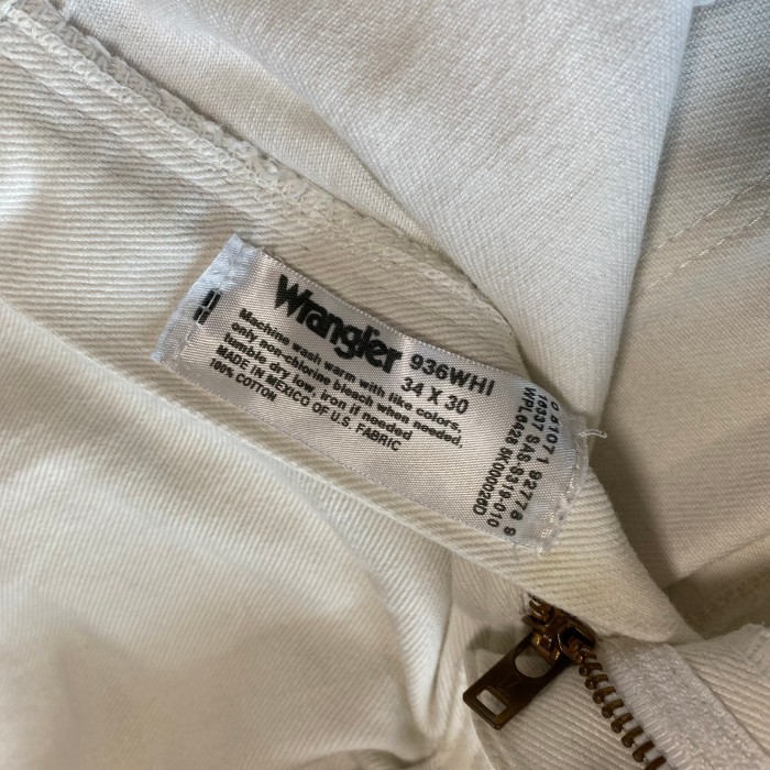 《Wrangler》カットオフホワイトデニムパンツ | Vintage.City 古着屋、古着コーデ情報を発信