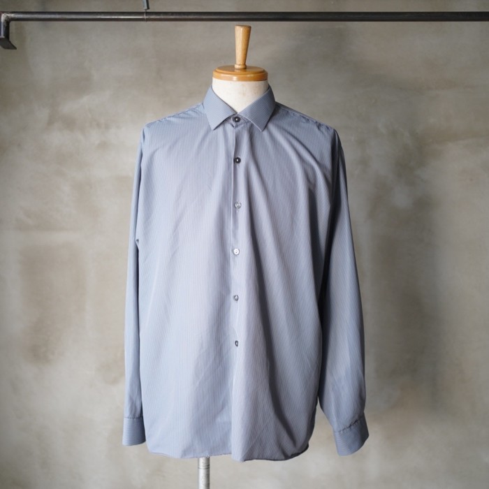Euro / Stiripe Nylon Shirts / ストライプ ナイロン シャツ | Vintage.City 古着屋、古着コーデ情報を発信